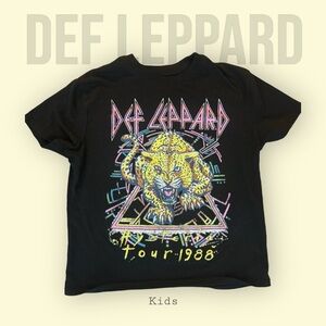 Def Leppard kids concert T-shirt​​